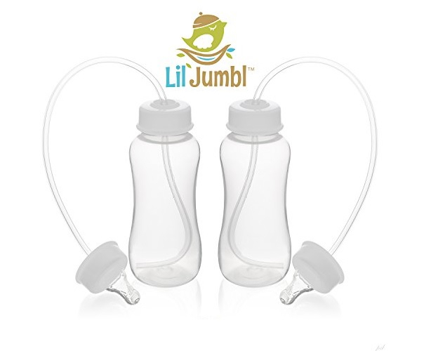 Bình sữa rảnh tay Lil Jumbl