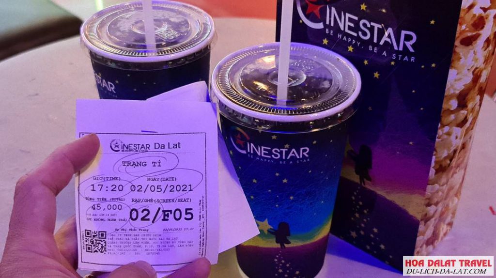 Check in tại rạp phim Cinestar Đà Lạt