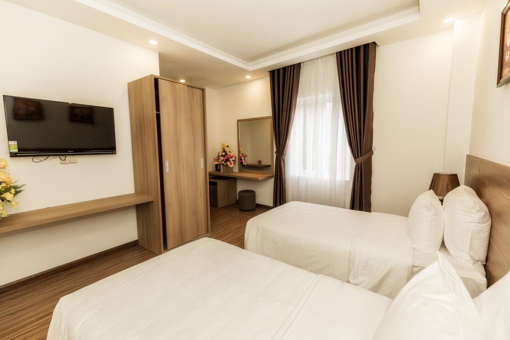 Phòng 2 giường đơn khách sạn President Đà Lạt