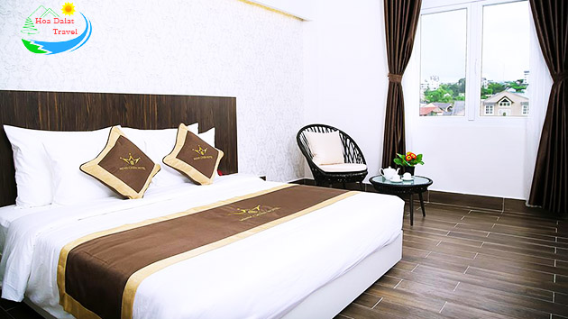 phòng Premium Deluxe Double khách sạn Minh chiến