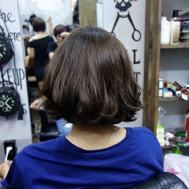 Một mái tóc của Pinky Hairshop cắt và tạo kiểu